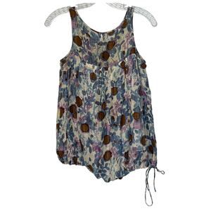 Tracy Reese for Bergdorf Goodman linen silk summer sleeveless top small